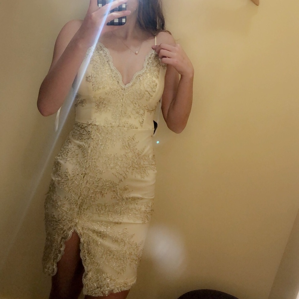 windsor gold dress